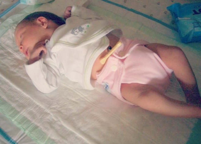 Mal chegámos a casa pusemos a fraldinha maravilha...e adoramos todos!  Ana Rita Monte