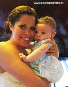 A Vanessa e o "nosso" bebé João :)